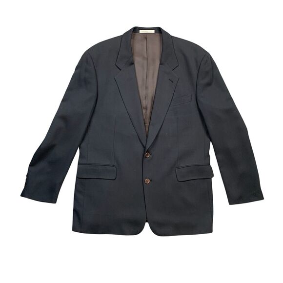 Vintage Hugo Boss Blazer Mens 42R Apollon Akropolis Wool Nylon Blend Made USA - Picture 1 of 13